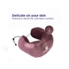 Neck Travel Memory foam Pillow Purple