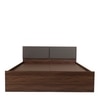Lush Engineered Wood Queen  Size Bed With Box Storage (Walnut Finish)