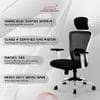 Kepler Brooks High Back Office Chair | 2 Years Warranty | Chair for Office Work at Home, Ergonomic Chair, Diwali Gifts, 2D Adjustable Arms, Headrest & Lumbar Support, Multi Synchro Lock (Zeus, White)