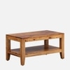 Scout Rectangular Solid Wood Coffee Table In Walnut Finish