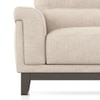 Colby 3 Seater Fabric Sofa In Beige Colour
