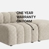 Chiccomfort Wood 2 Seater With Upholstery Non Storage Sofa In White Colour