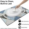 Luxe Home Geometric Design Rubber Doormat -(35x58 cm)