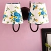Terrye Multicolour Fabric Wall Light