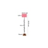 Elin Pink Cotton Shade Floor Lamp