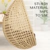 Rattan Egg Single Seater 6 Star Swing Chair Brown