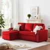James  Pull Out Sofa cum Bed  in Red Colour
