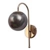 Eliante Modern Wall Lights Mild Steel & Glass Material Gold & Smoke Finish