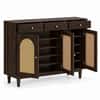 Flow Sheesham Wood  Shoerack In Provincial Teak Finish