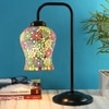 Alani Multi color Mosaic Glass Iron Table Lamp