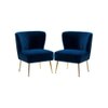 Crimson Accent Chair in Blue Colour