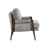 Serenity Boucle Fabric Arm Chair in Grey
