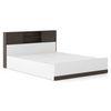 Riley Dual Tone Queen Size Box Storage Bed In White Finish