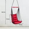 Swingzy Premium Hanging Swing Chair for Kids and Adults Red