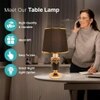 ELARE Modern Crystal Lighting Bedroom Bedside Luxury Fashion Table Lamp