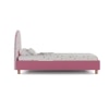 Shoodle Engineered Wood Bed in Pink Colour