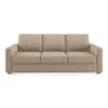 Apollo 3 Seater Fabric Sofa in Sandshell Beige Colour