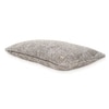 Tagus Grey Knit Cotton Cushion Cover  12X20  Inches