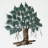 W-Isha Abstract Metal Wall Decor in Multicolor Set of 1