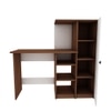 Marvel Study Table In Walnut And Frosty White