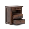 Madhavi Solid Wood Bed Side In Provincial Teak Finsh
