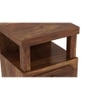 Woodwhiz Solid Wood Bedside Table in Provincial Teak