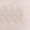 Pastel Pink Solid Comfoter Embroidered Reversible Quilt Cotton 350 Gsm Double Bed 240 X 220 Cms