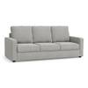 Apollo Sofa Set (Colour : Vapour Grey, Cushion : Hard, Back Type : High Back, Seater : 3+1+1)