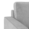 Apollo Compact 3 Seater Fabric Sofa in Granite Weave Colour