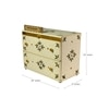 D'Dass Multi Color Mdf and Sheesham Wooden Temple With Cabinet For Pooja