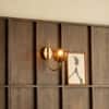 Lior Handicrafted Wall Lamp in Antique Silver Brass finish and Amber Colour