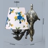 Devansh Metal Electric Wall Light in Antique Gold Colour with Multi Shade Count of 1 Light