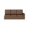 Apollo Sofa (Colour : Mocha, Cushion : Hard, Back Type : High Back, Seating Capacity : Left Aligned 3 Seater + Left Aligned Chaise + Ottoman)
