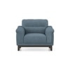Colby 1 Seater Fabric Sofa in Ocean Weave