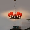 Devansh Gold Antique Wall Mounted Lamp With Off-White Cotton Shade