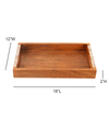 Ireka Home Prasadh Wooden Serving Tray – Medium