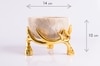 Opulent Antler Marble Centerpiece