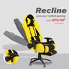 ASE Gaming Gold Series With Footrest Gaming Chair (Yellow)