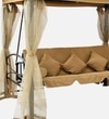 Fribourg Garden Gazebo Swing Cum Bed In Beige Finish