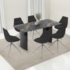 Rosen 6 Seater Ceramic Dining Table With Doris Dining Chairs Set