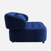 Henry Velvet 1 Seater Sofa Navy Blue Color