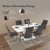 Ingrid Fabric Dining Chair Set Of 2 In Grey Colour
