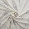 White Abstract 400 TC Cotton Flat King Sized Double Bedsheet With 2 Pillow Covers From Threads