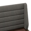 Taarkashi Upholstered Bed Bed Size Queen American Walnut, Colour - Seal Grey B140-18403 Grey