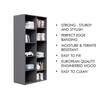 Hexa Engineered Wood Bookshelf Multipurpose Storage Rack in Slate Grey Colour