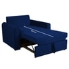Clevam  Pull Out Sofa cum Bed  in Navy Blue Colour