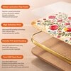 Mughal Floral Wall Art Painting Set of 2 with Gold Frame 16 x 24 Inch