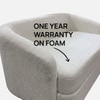 Elegantensemble Wood 2 Seater With Upholstery Non Storage Sofa In Grey Colour