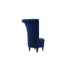 Piece High Back Accent Chair in Navy Blue Colour