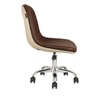 Beautiful Leatherette Dining Chair in Brown & Cream Colour